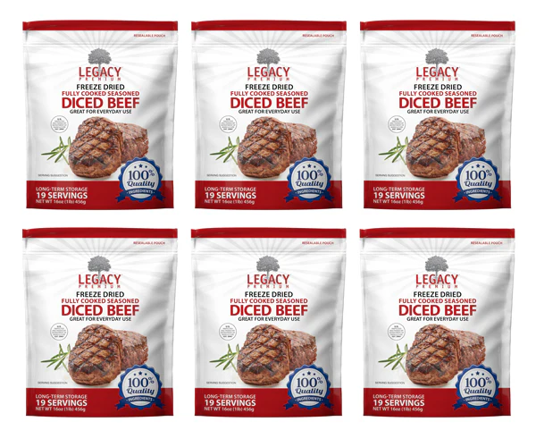 100% USDA Freeze Dried Beef Dices - Image 5