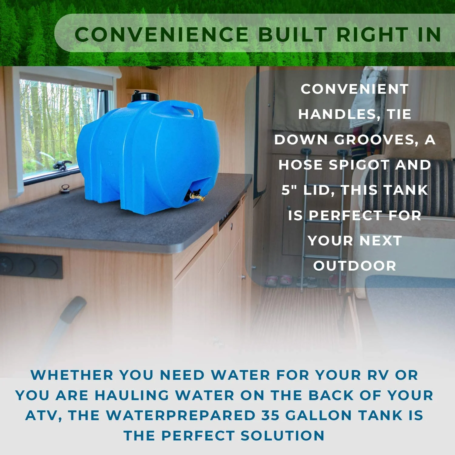 35 Gallon Utility Water Storage Tank - Image 5