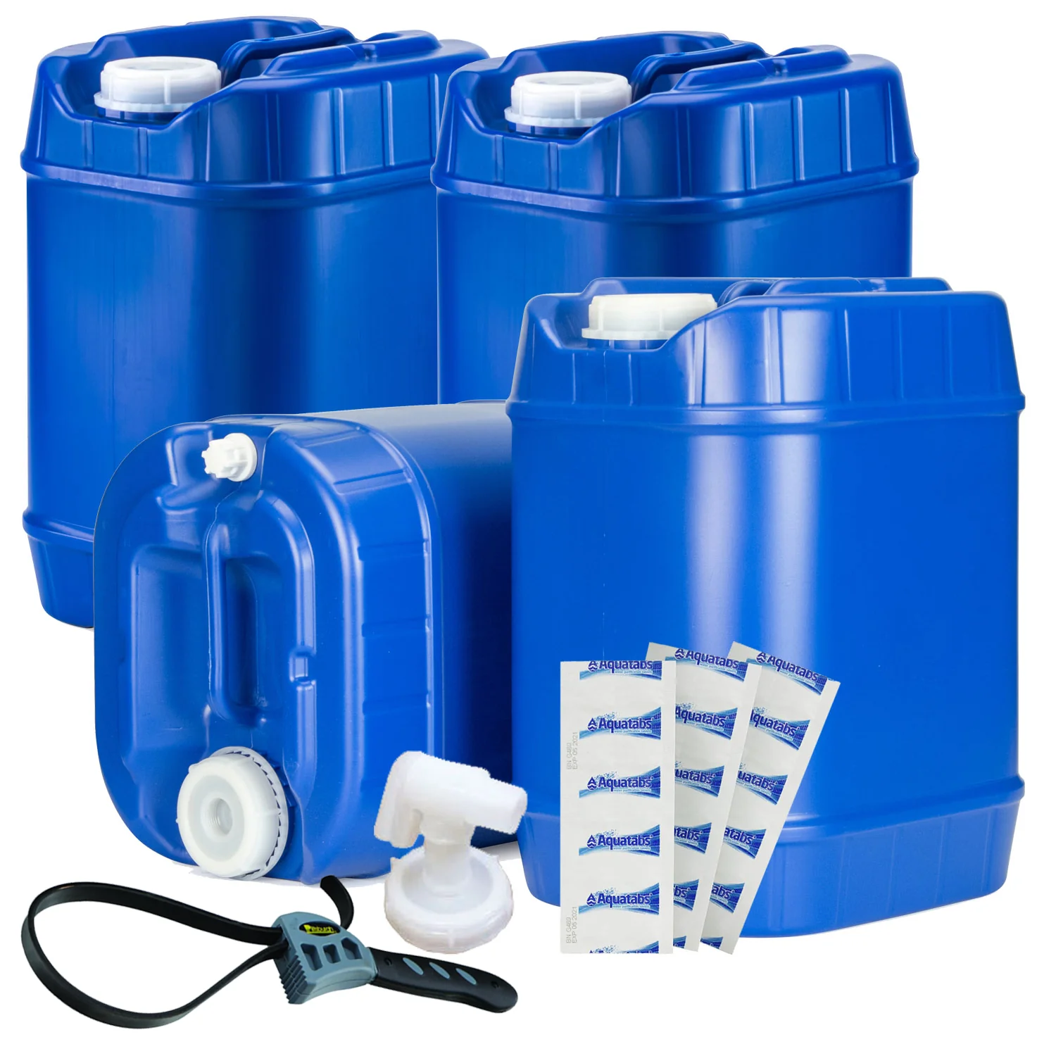5 to 30 Gallon Blue 5 Gallon Water Container Packages - Stackable - Image 13