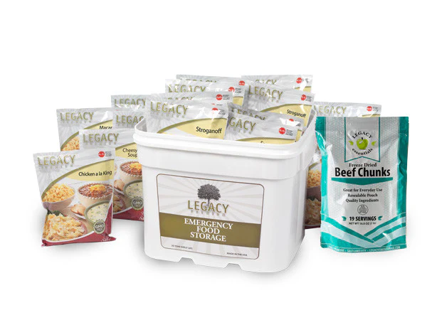 79 Serving Freeze Dried Beef and Entree Combo Bucket - Image 7
