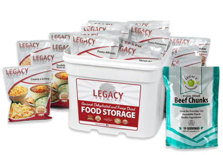 79 Serving Freeze Dried Beef and Entree Combo Bucket - Image 8