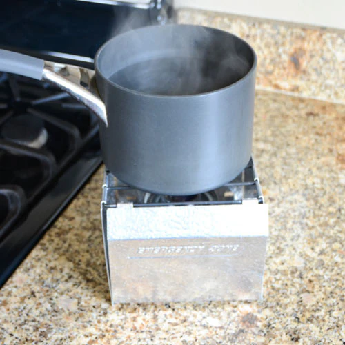Emergency Stove, 16, 48, or 96 Hour Survival Fuel Source + Stove, Wrench & Gloves - Image 14