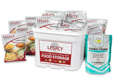 79 Serving Freeze Dried Chicken and Entree Combo Bucket - Image 7