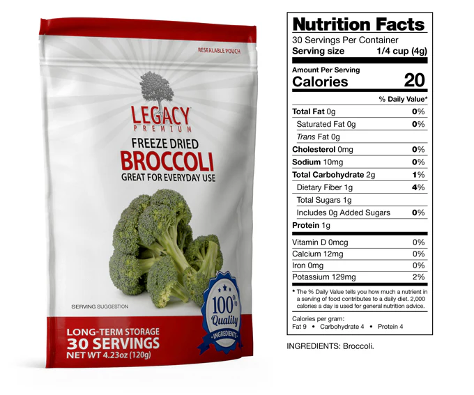 Freeze Dried Broccoli - Image 3