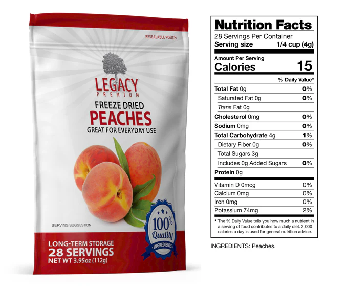 Freeze Dried Peaches - Image 3