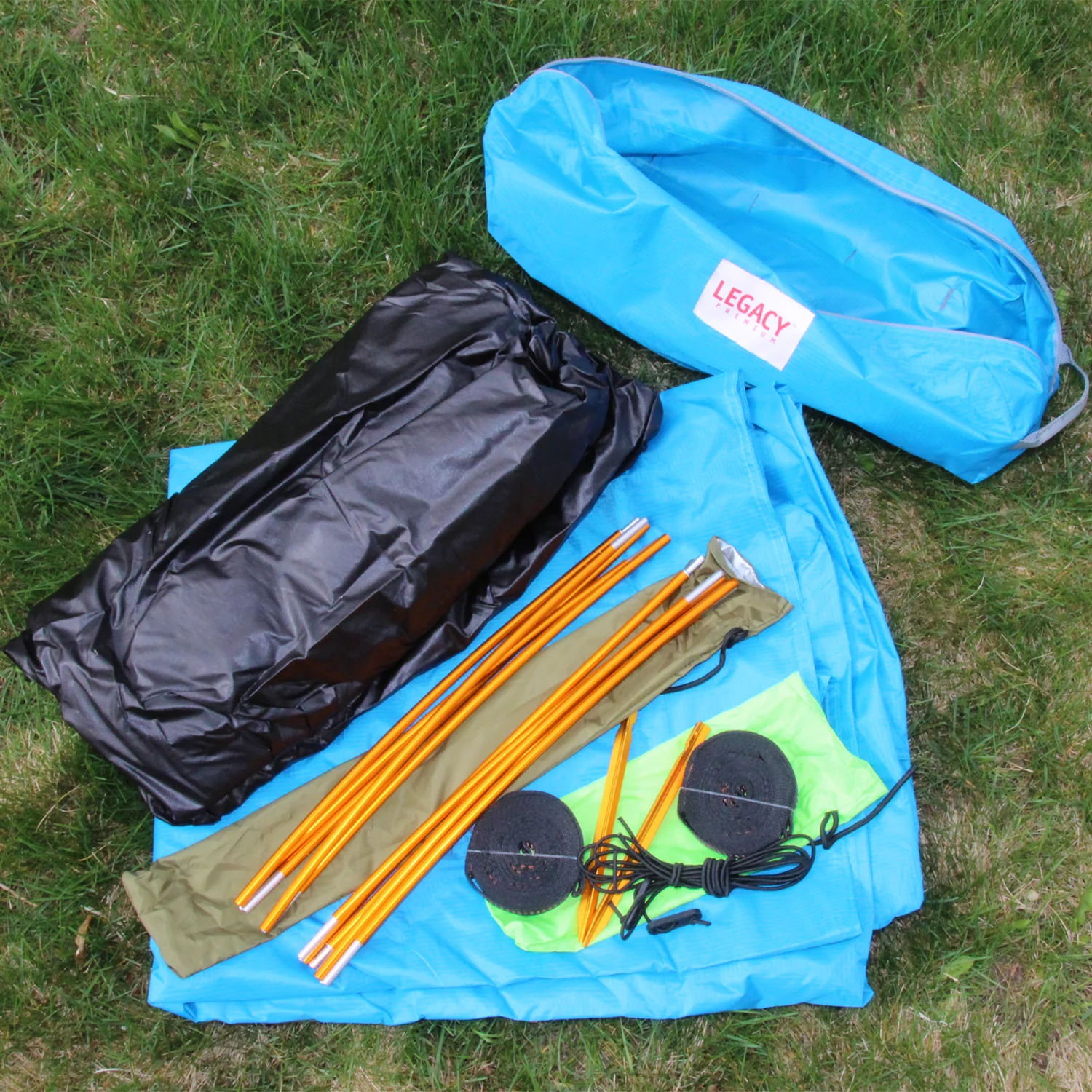 Hammock Tent - Built-in Mosquito Net and Rain Fly - Image 3